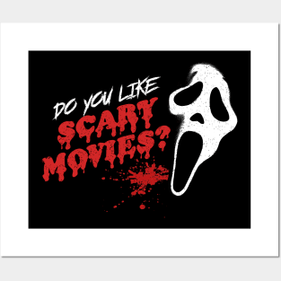 Do you like scary movies? Posters and Art